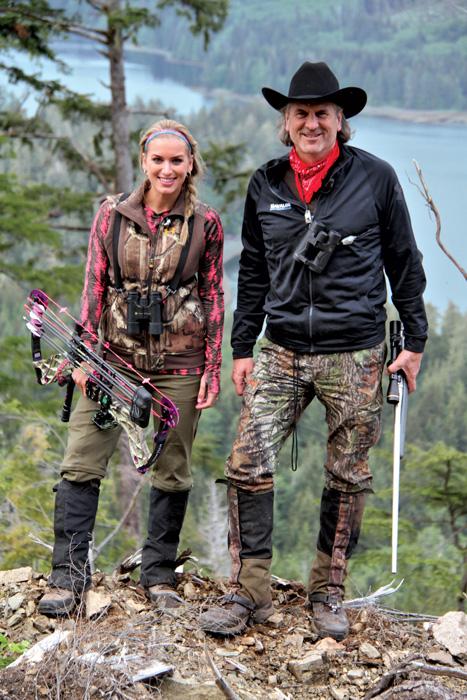 Eva and jim shockey on a hunt