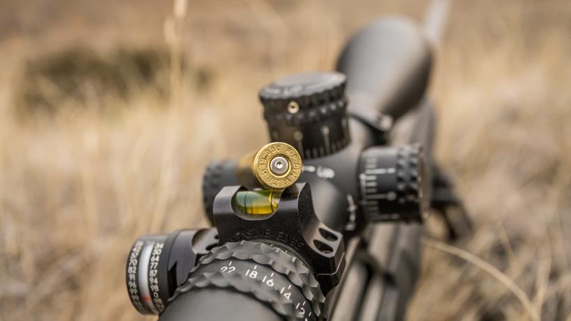 Large caliber rifle cartridge for hunting