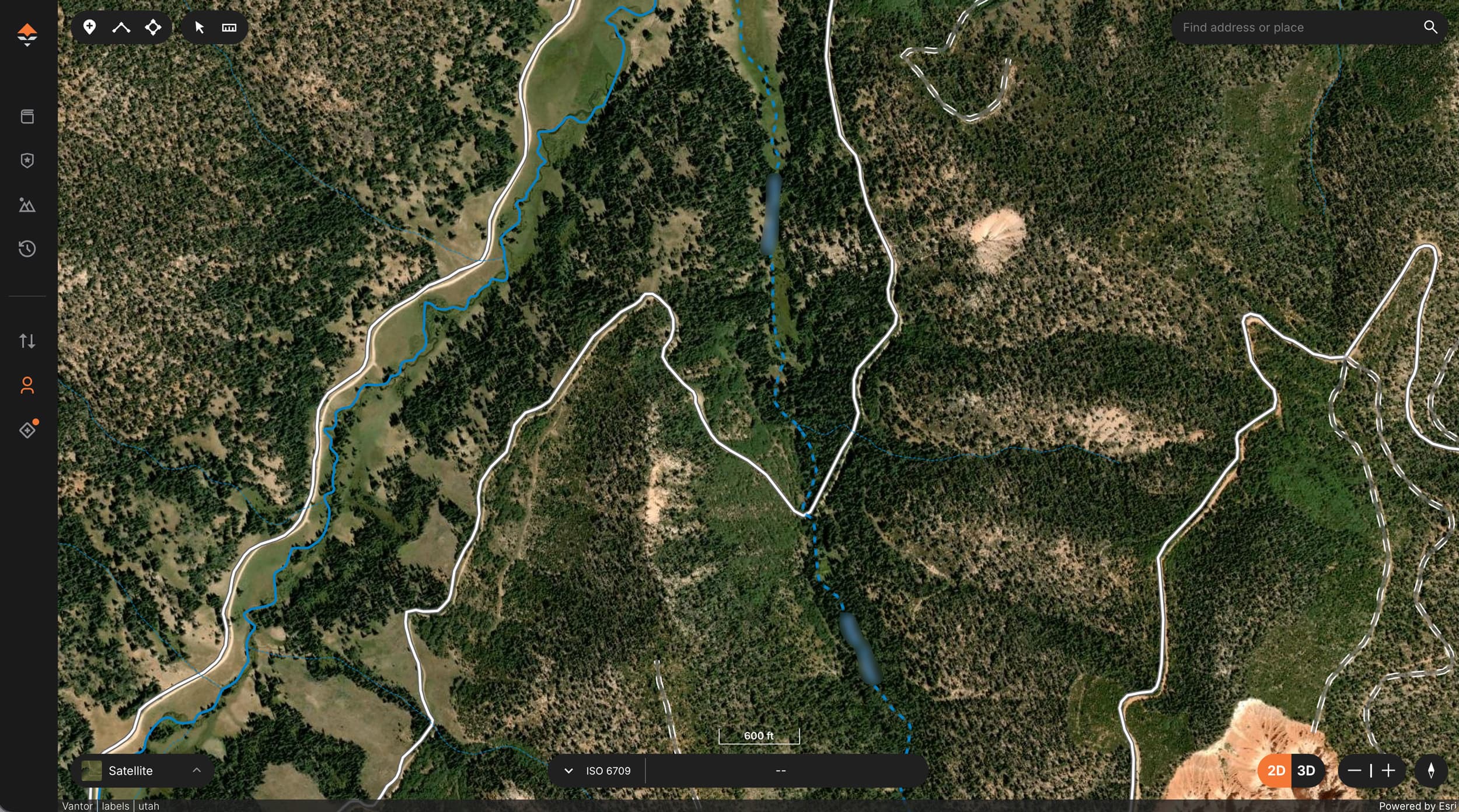 Rivers, streams and springs on GOHUNT Maps