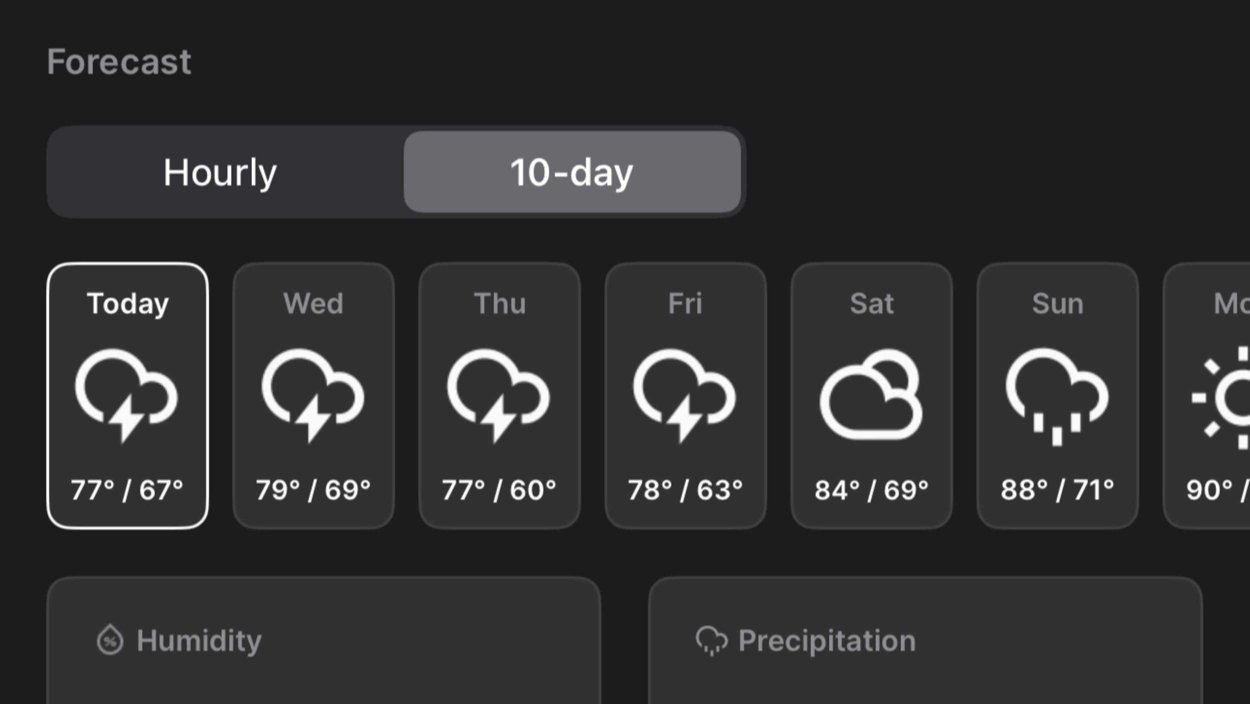 Weather 10 Day Forecast