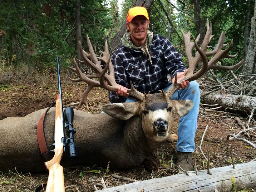 Brett ross with his colorado buck