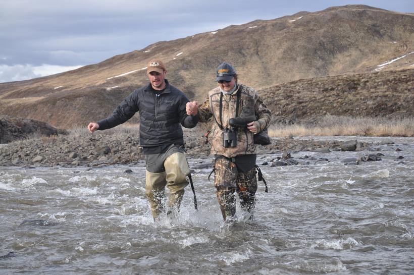 Alaska river crossing