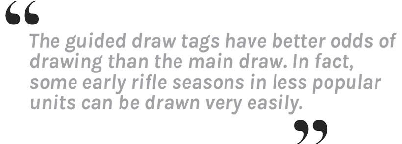 Nevada guided draw success