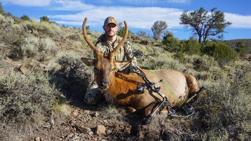 Trail kreitzer with his 2018 utah archery spike elk