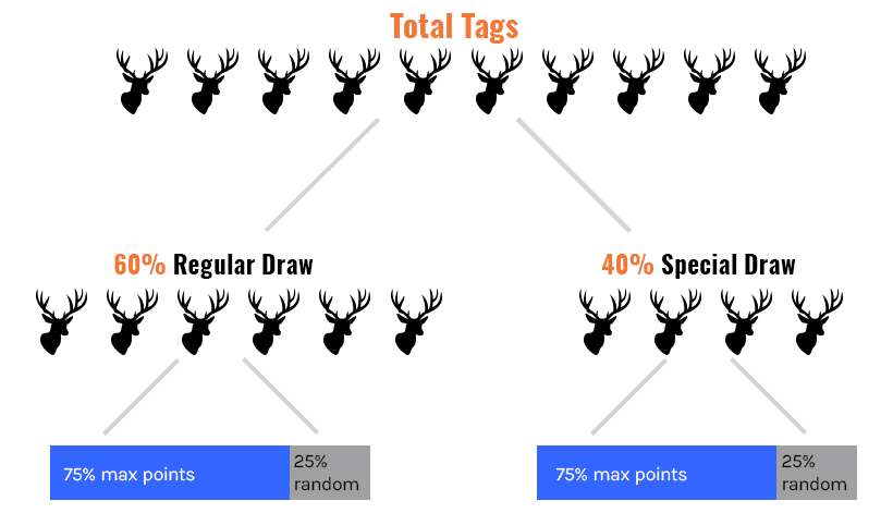 Wyoming regular and special draw example