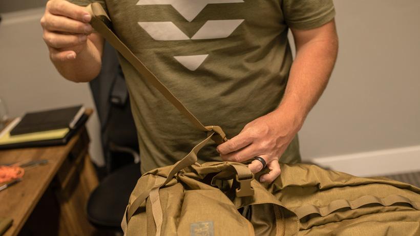 Cutting backpack straps to lose weight