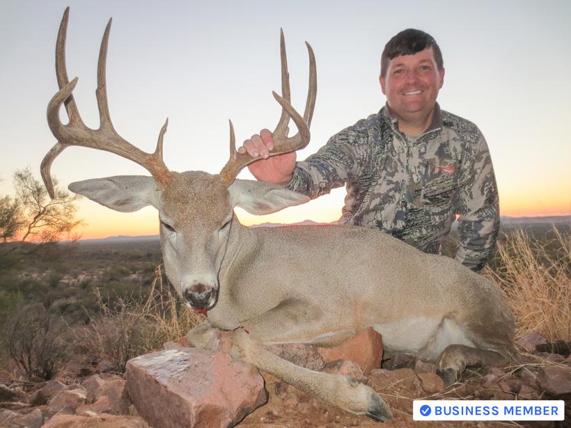 Double droptine Coues deer with Wade Lemon Hunting in Mexico