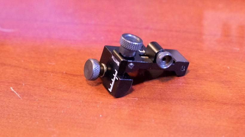 Finished installing elevation lock and adjustment knob