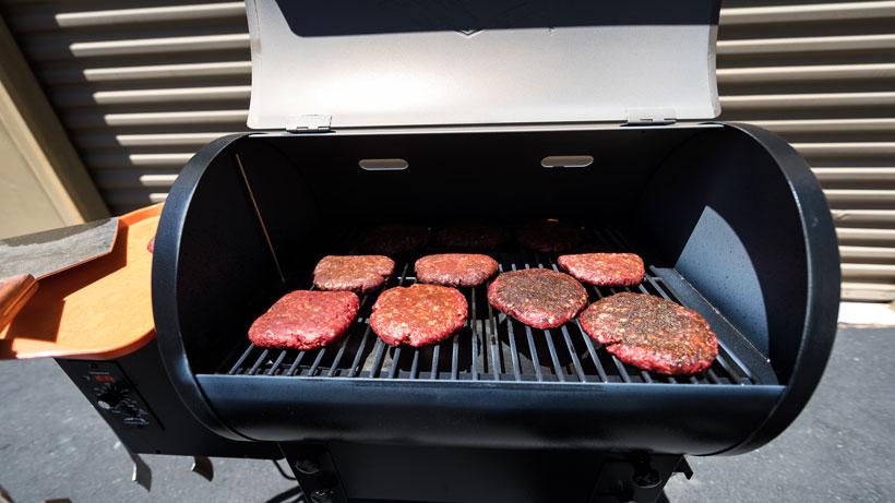 Traeger burgers