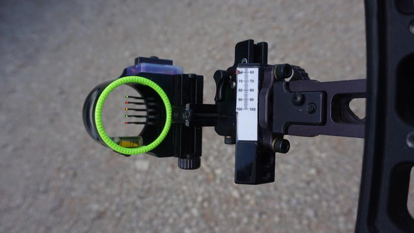 Pin size on a bowsight