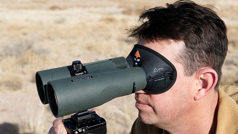 Gohunt bino bandit in use blocking sunlight