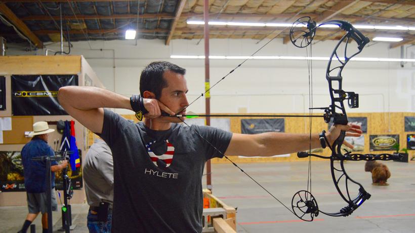 Shooting in a 3d archery league