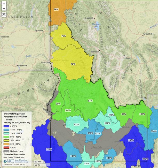 Why drought/snowpack maps are important for hunters - 30