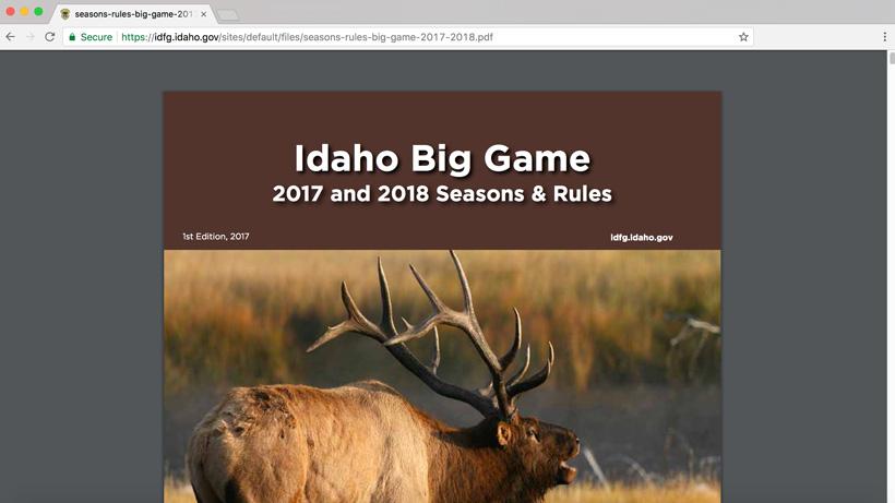 Checking out state hunting regulations