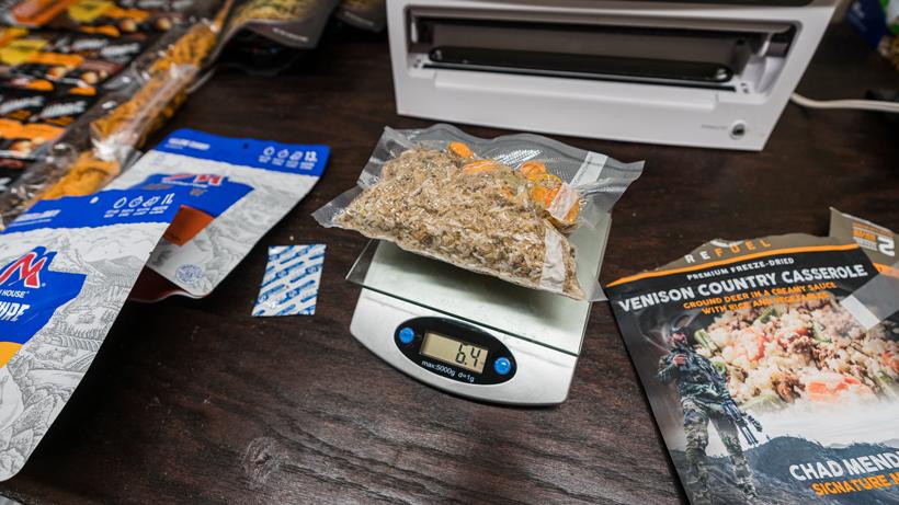 Bmills backcountry hunting food list peak refuel meal vacuum seal bag