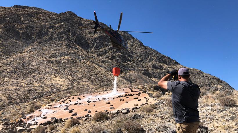 Nevada performs emergency water hauls to guzzlers in order to save bighorn sheep population - 4