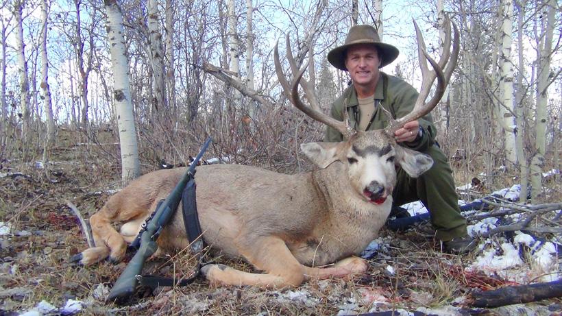 Robby denning with an idaho mule deer