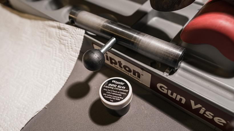 Lapping compound for riflescope rings