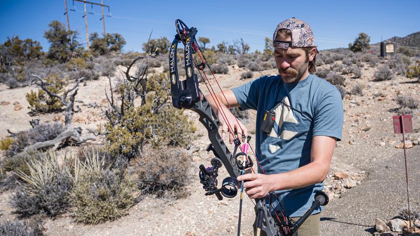 Summertime archery practice