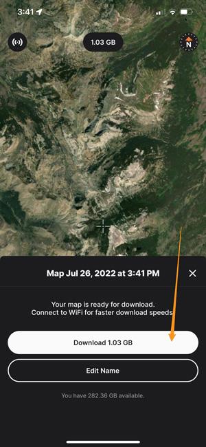 New download flow for layers and offline satellite maps - 7