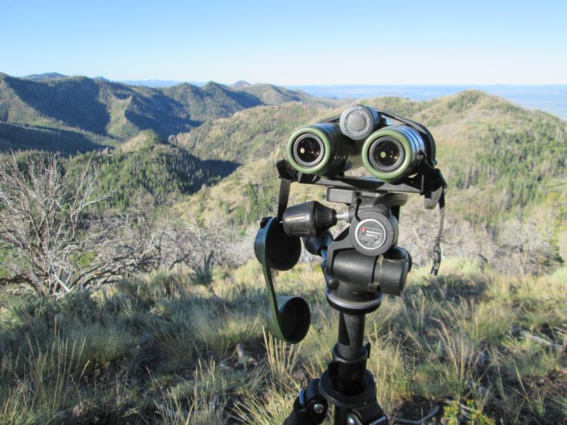 Glassing a burned area