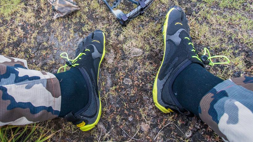 Vibram fivefingers for bowhunting