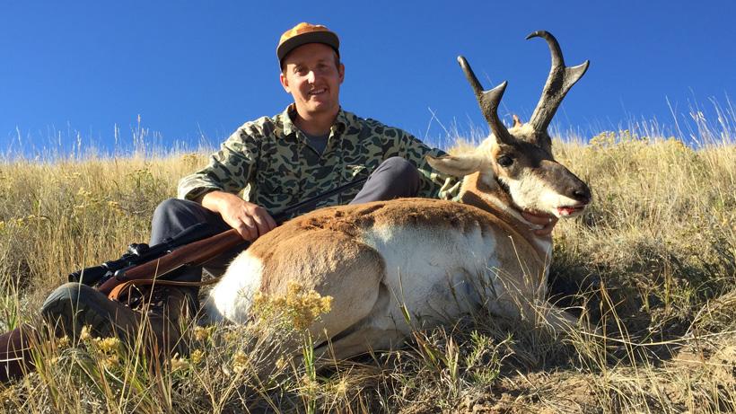 Dave allee with his wyoming antelope