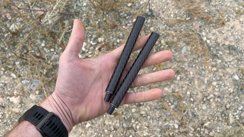 Rugged ridge bipod leg extensions