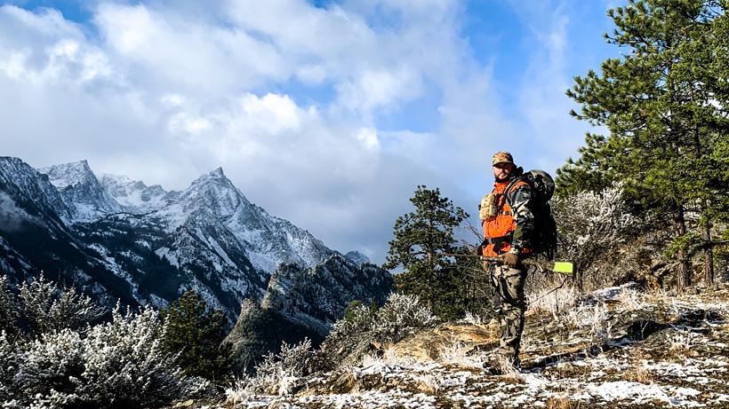 Mule deer hunting in backcountry