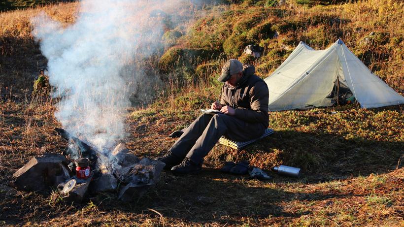 Steve opat camp fire tent