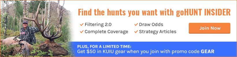 Find the hunts you want with goHUNT INSIDER promo gear - V1