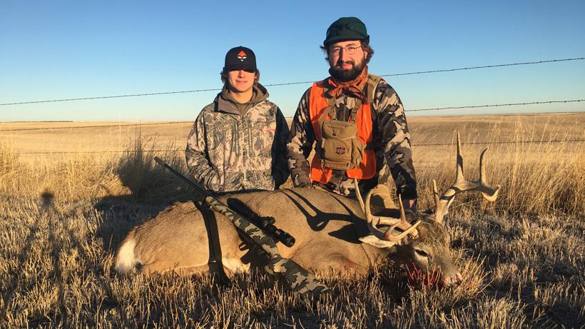 Chase thompson with his 2018 montana whitetail deer