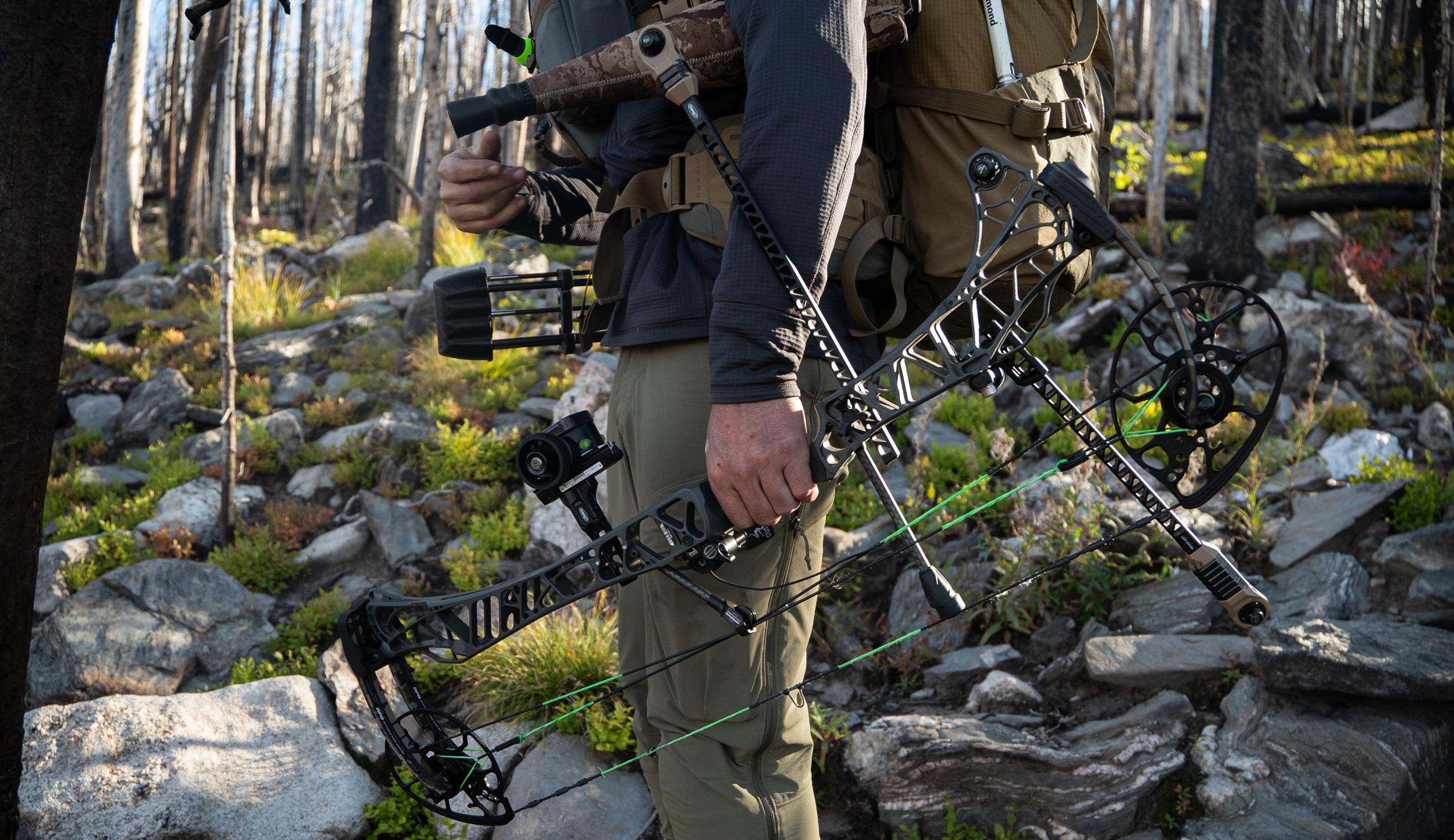 Trail Kreitzer bowhunting elk with Mathews LIFT X hunting bow