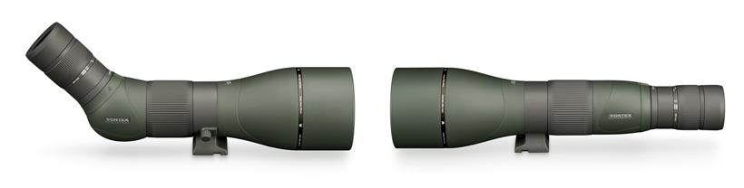 Vortex Razor HD angled and straight spotting scope comparison