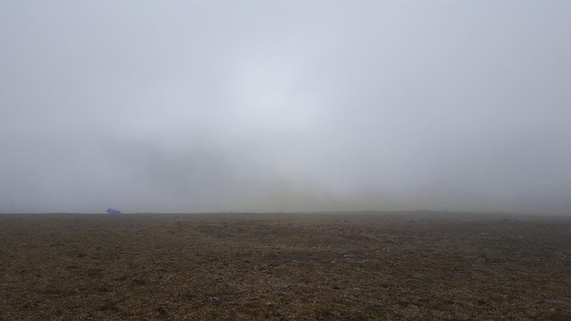 Rain and fogged in while hunting Dall sheep