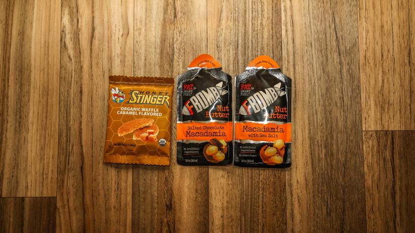 Mid day snack items for a backcountry hunt