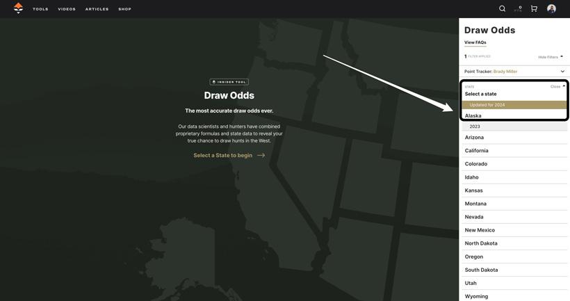 Alaska draw odds updated for the 2024 application season on insider