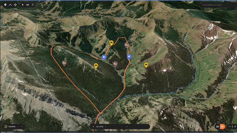 Planning a scouting trip with GOHUNT Maps - 2