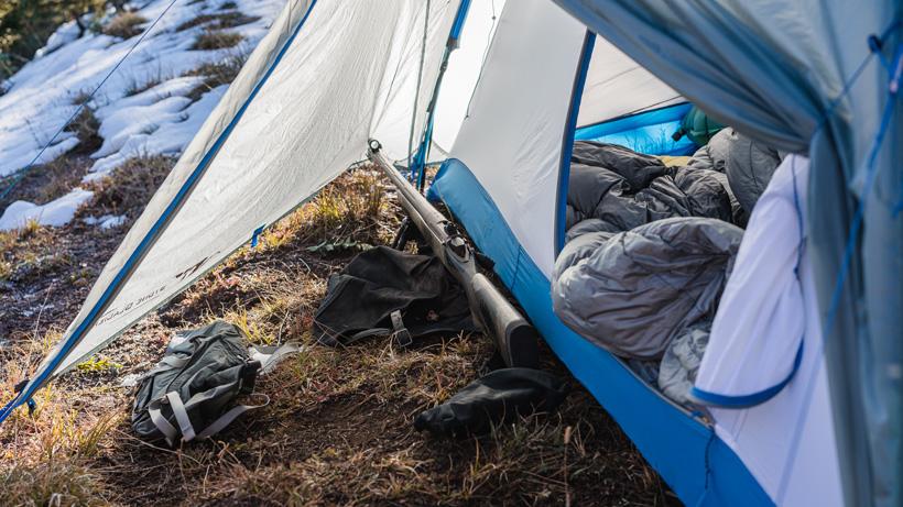 Stone glacier skyscraper tent vestibule size