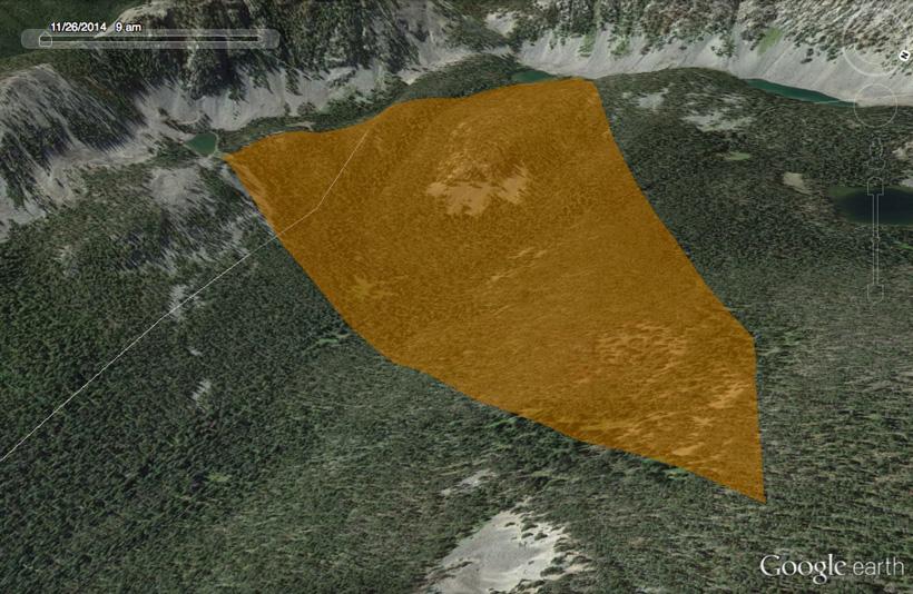 Scouting elk using the triangle theorem
