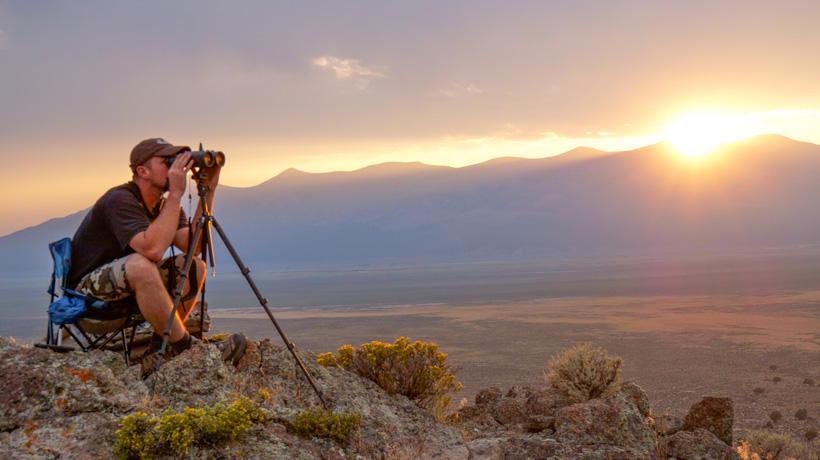 First glassing session for elk