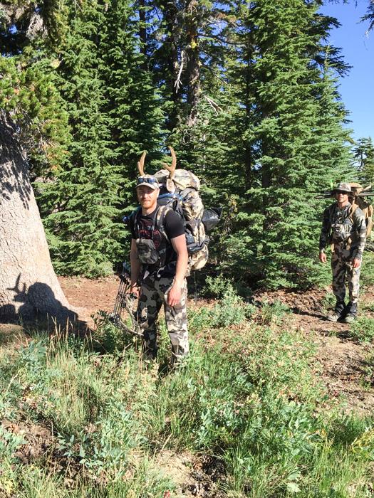 Justin klement packing out a velvet buck