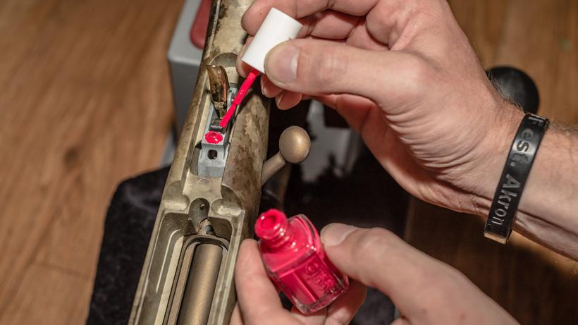 Adjusting the trigger pull on a factory rifle for increased accuracy - 12