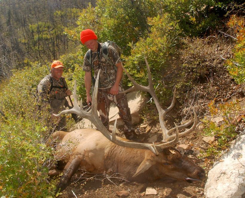 Kelly and kyle bull elk_0