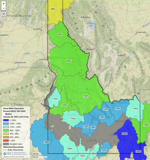 Why drought/snowpack maps are important for hunters - 31