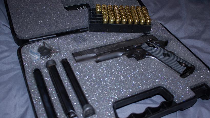 1911 45 caliber sidearm for bear protection