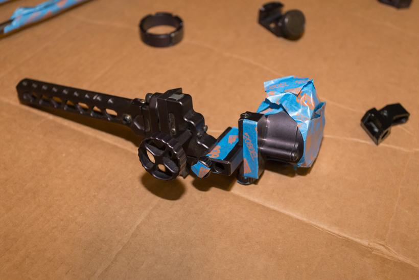 Taping off bow sight