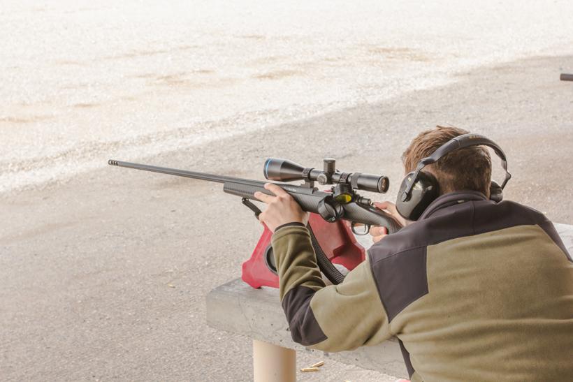 Long range rifle practice