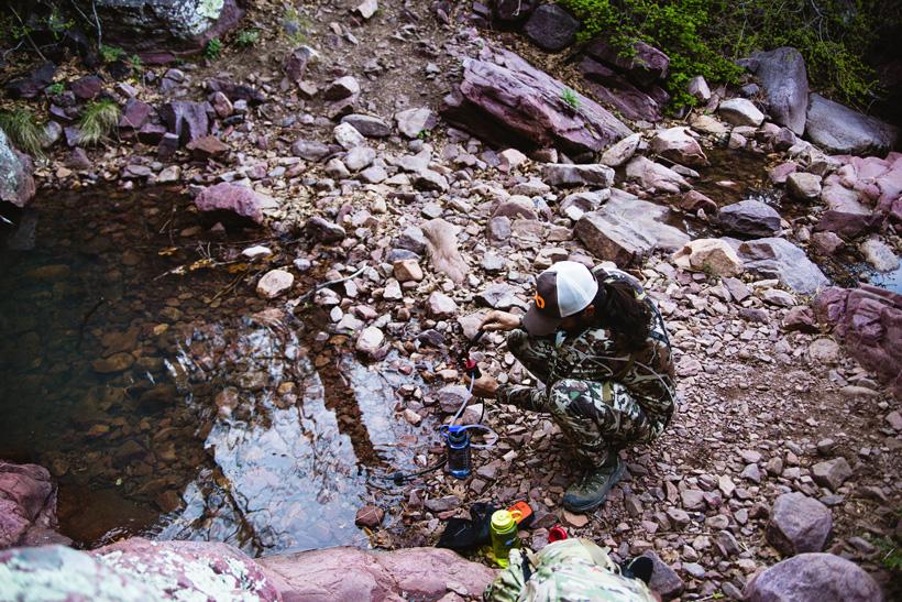 Water filter options for the backpack hunter