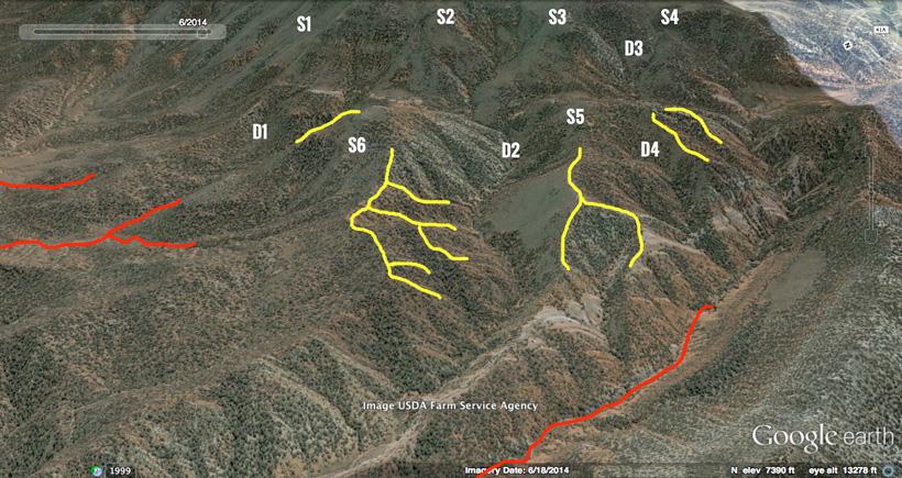 How to find big mule deer areas using Google Earth - 4